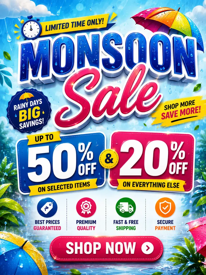 Offer poster template